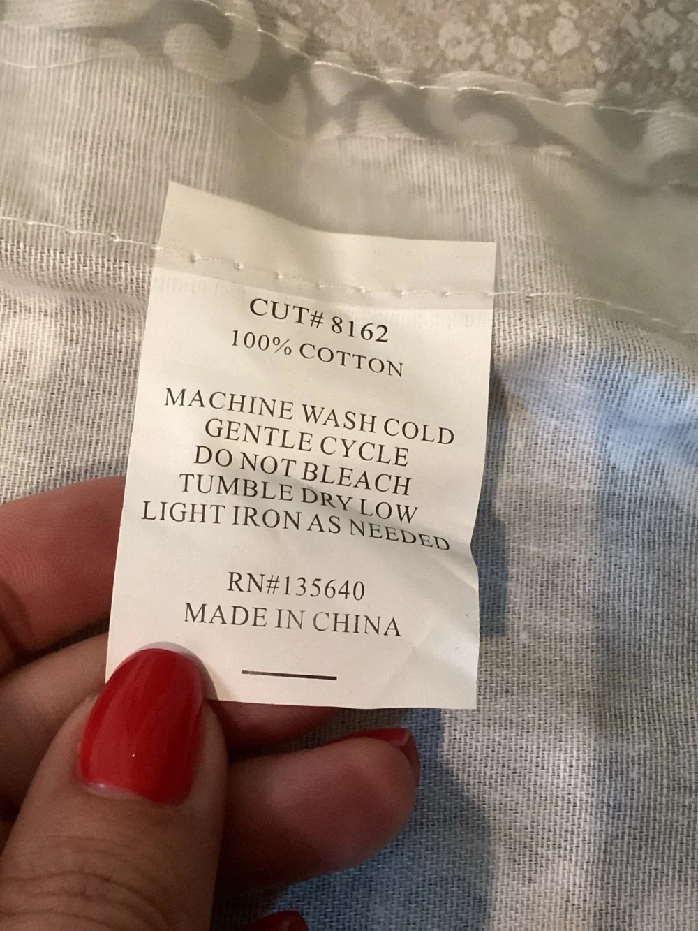 N/A cotton curtain