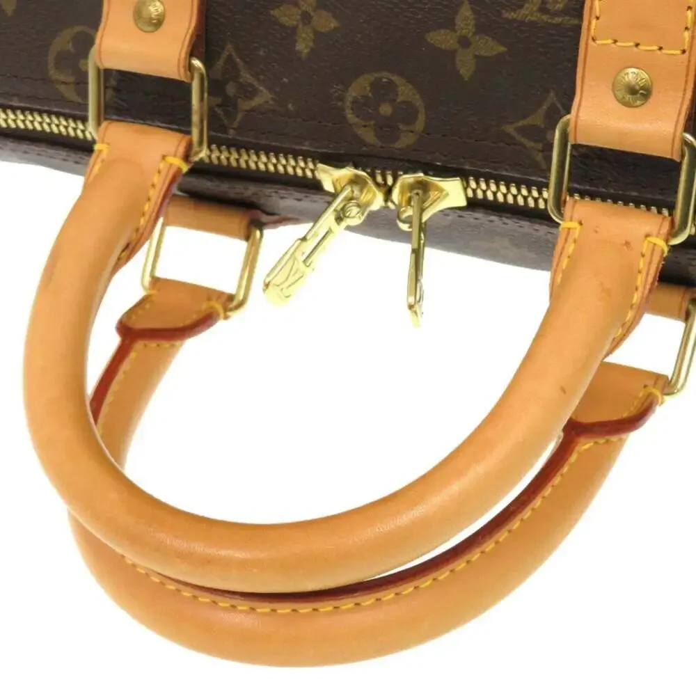 LOUIS VUITTON Brown Monogram Keepall 45 Boston Bag