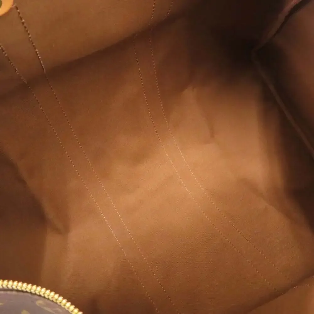 LOUIS VUITTON Brown Monogram Keepall 45 Boston Bag