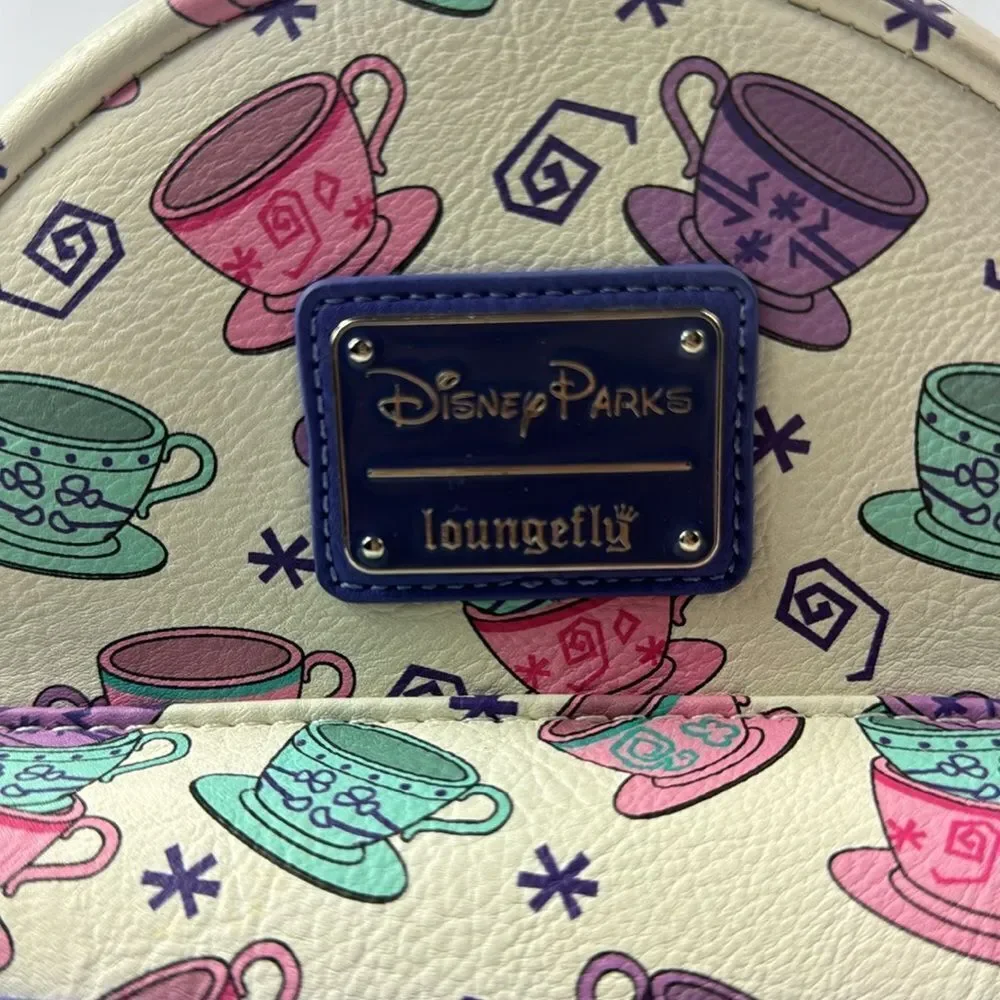Disney Parks Loungefly Mad Tea Party Mini Backpack Alice In Wonderland Tea Cups