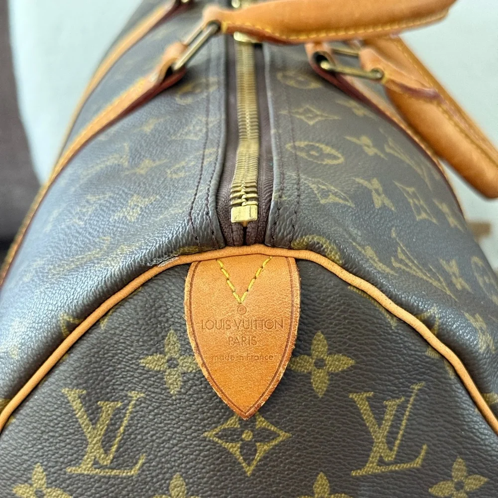 Authentic Louis Vuitton Keepall 45 travel duffel bag M41428 monogram