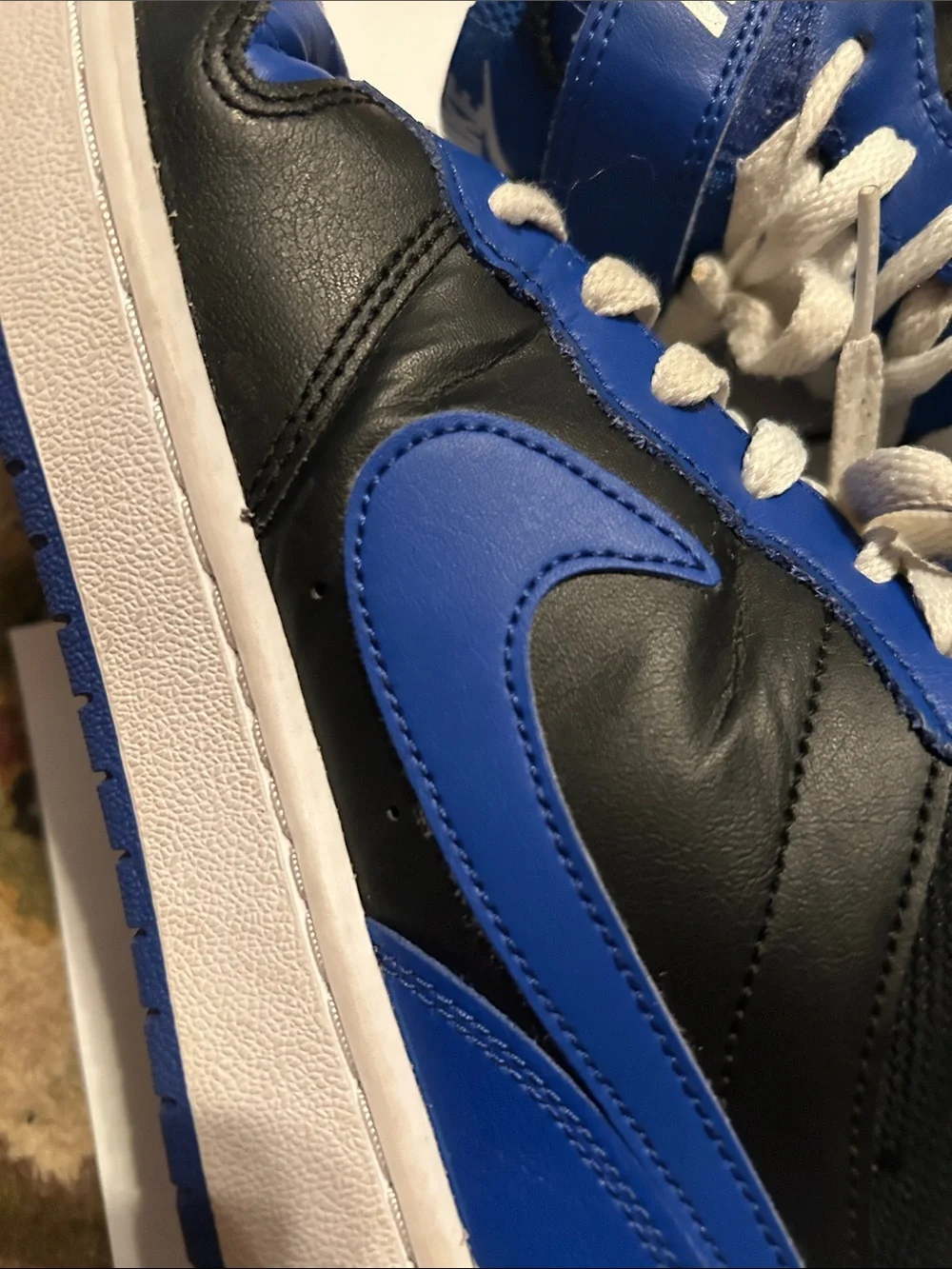 Nike Court Borough Mid 2 GS 'Black Game Royal' youth 6.5