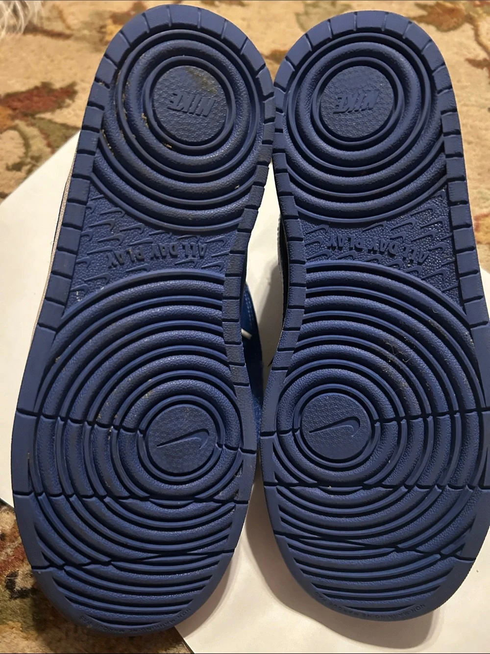 Nike Court Borough Mid 2 GS 'Black Game Royal' youth 6.5