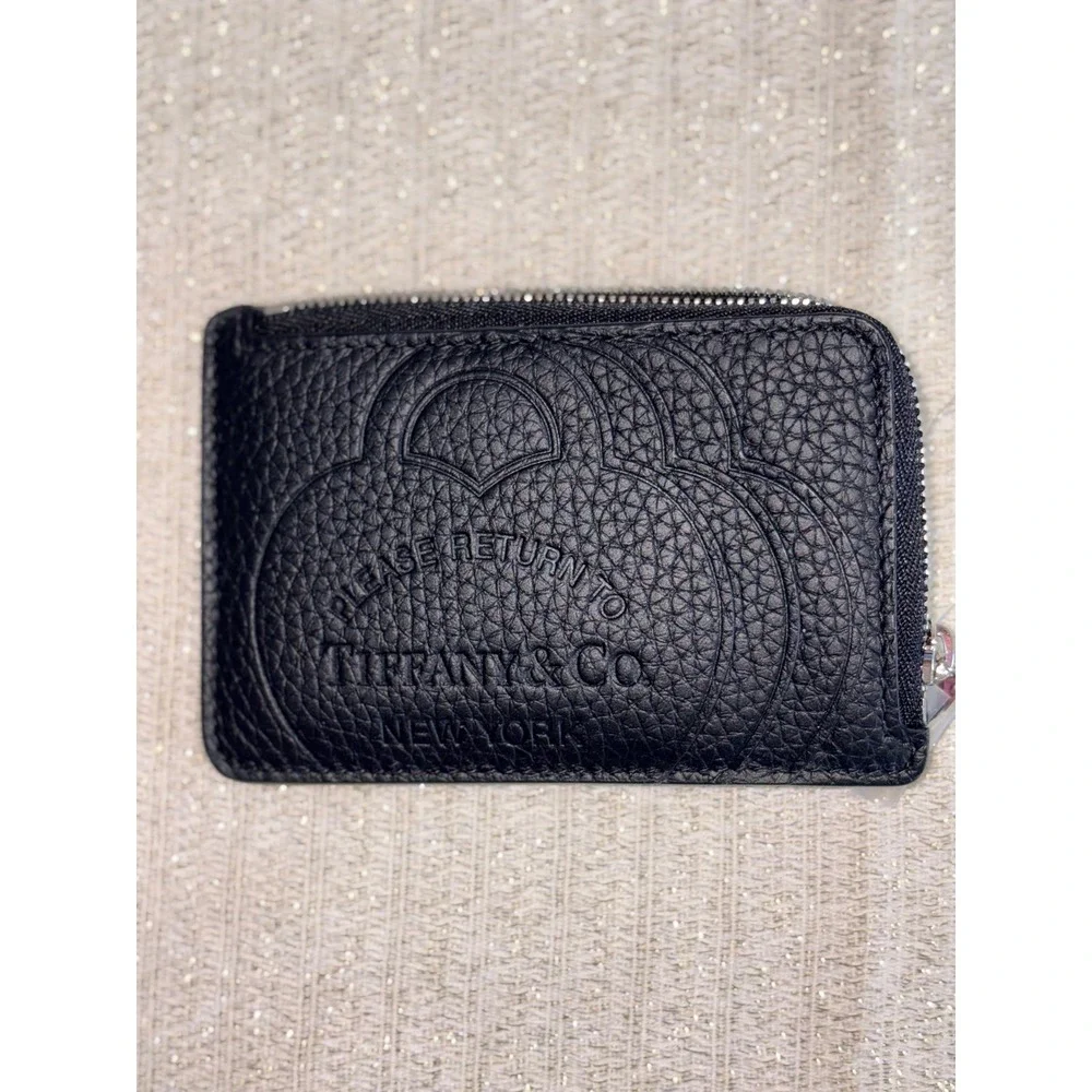 Tiffany & Co. pebbled leather