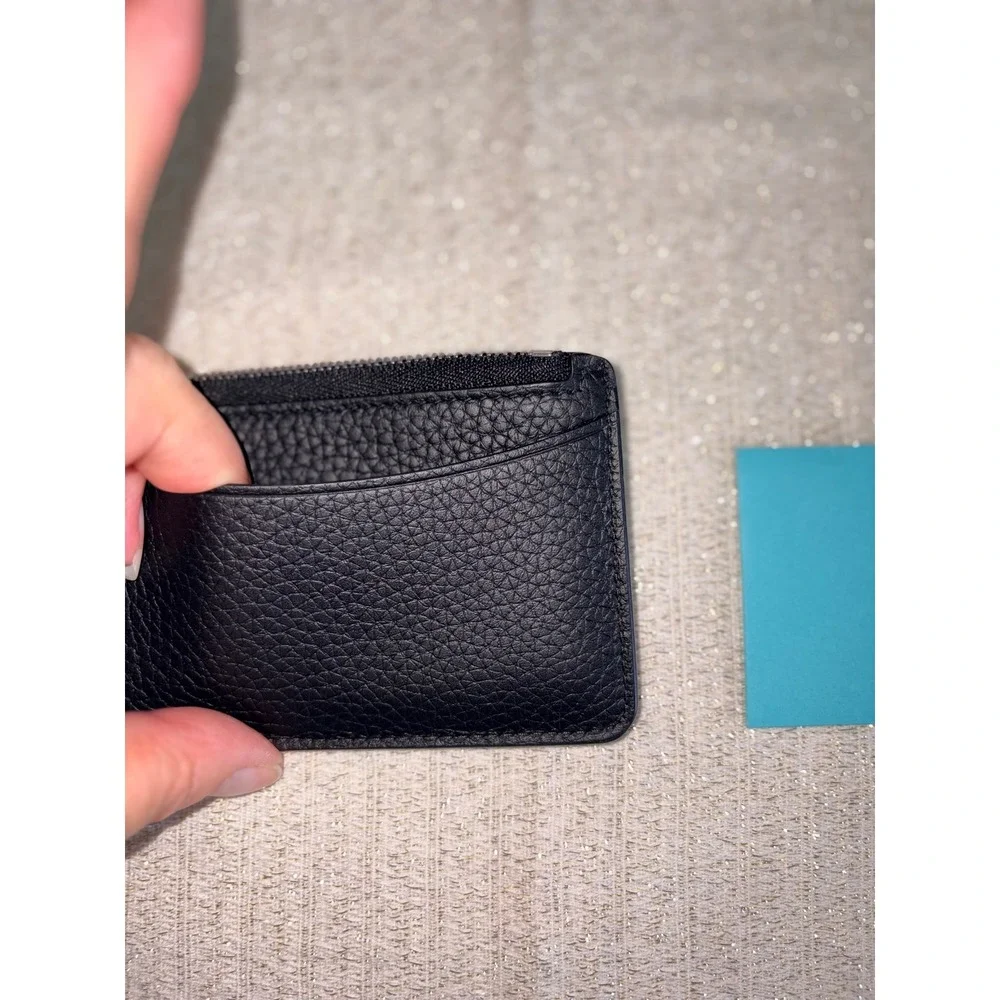 Tiffany & Co. pebbled leather
