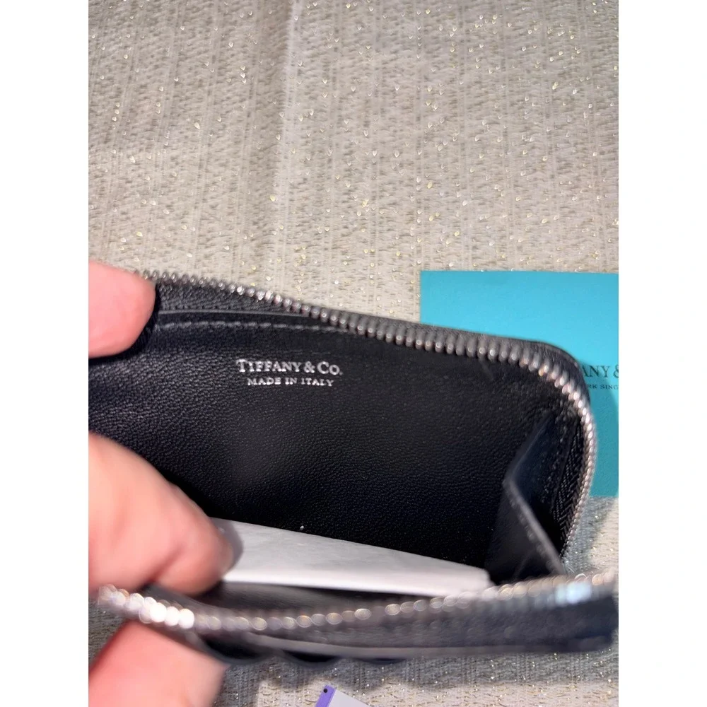 Tiffany & Co. pebbled leather