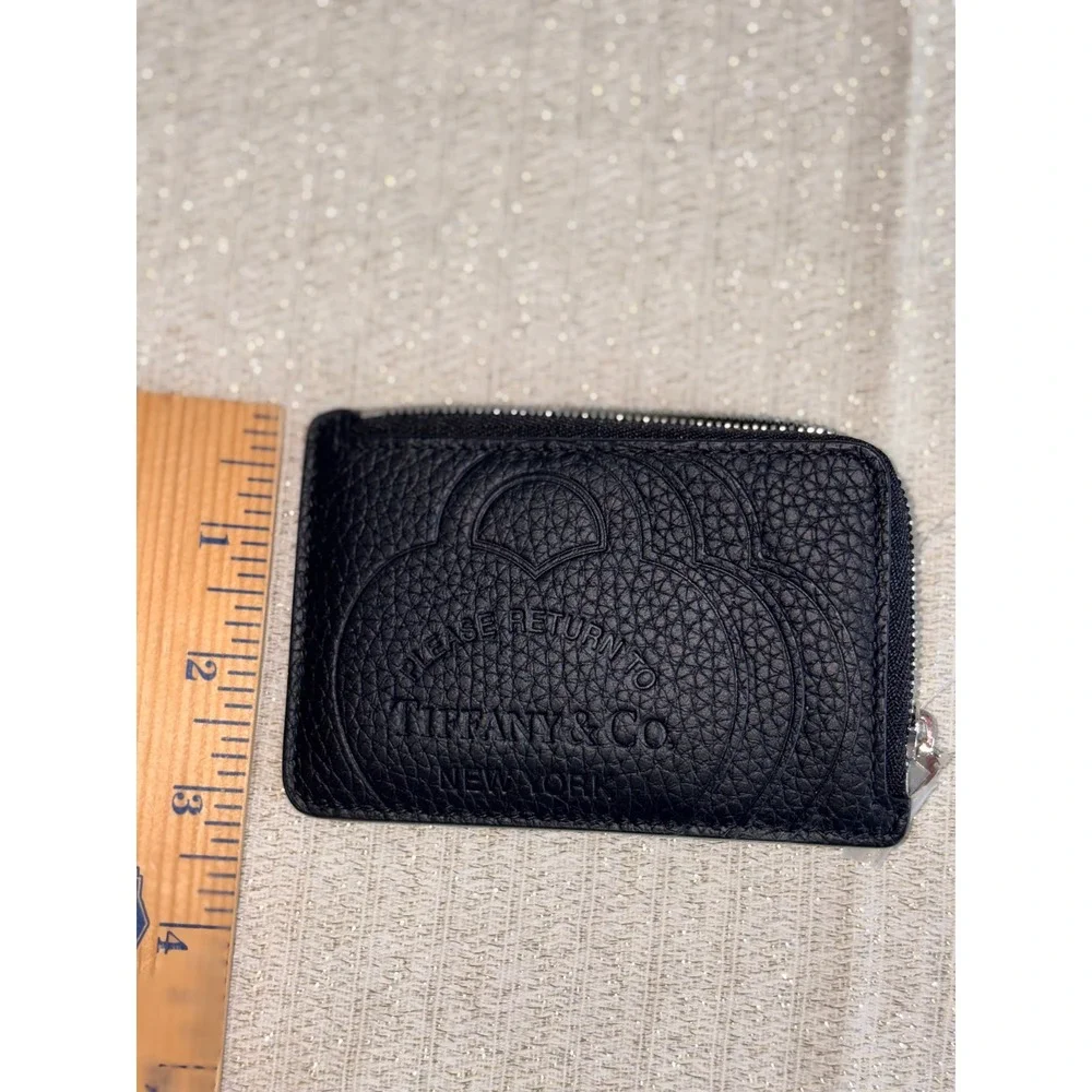 Tiffany & Co. pebbled leather