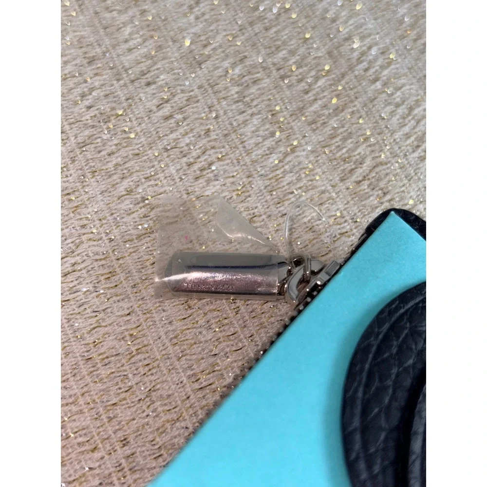 Tiffany & Co. pebbled leather