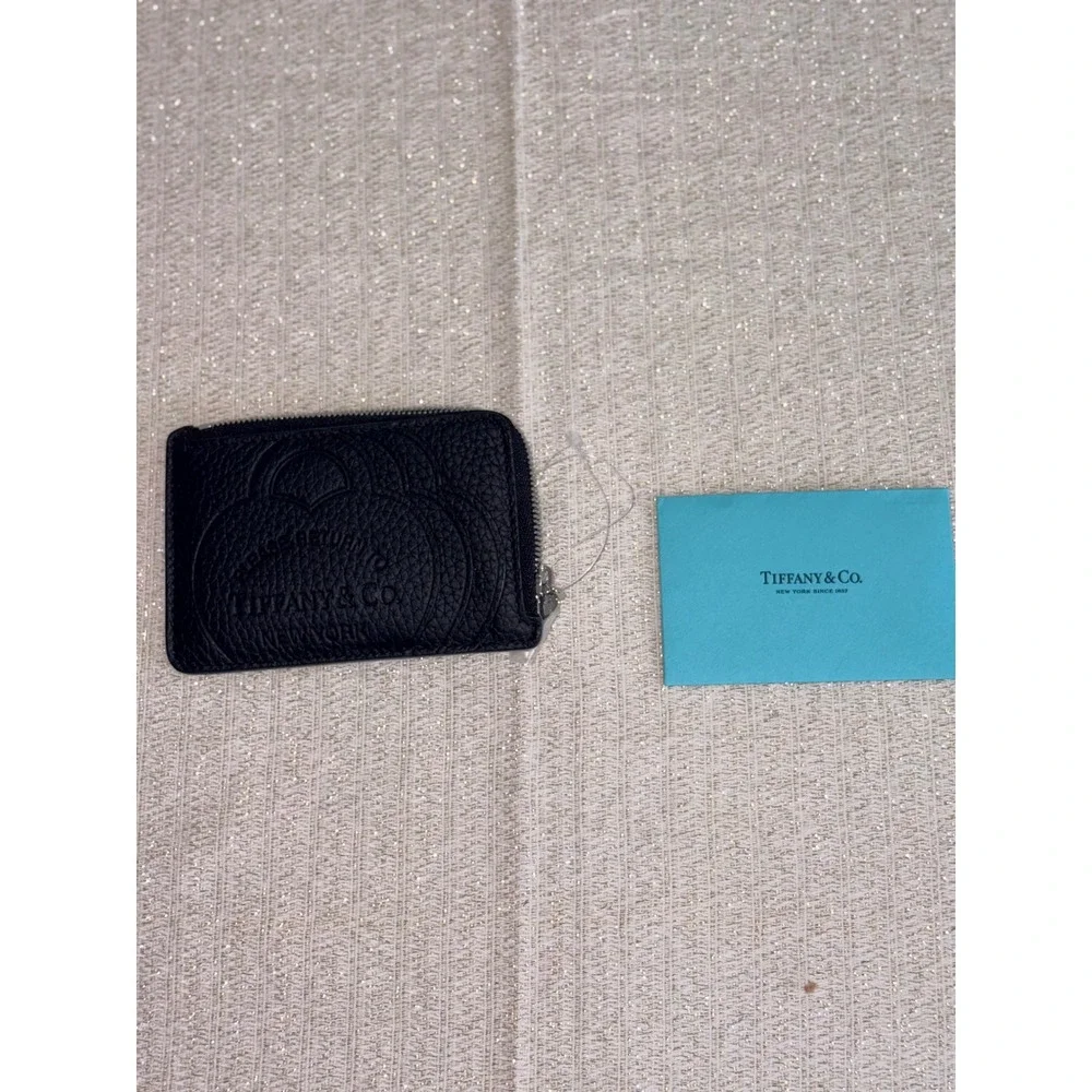 Tiffany & Co. pebbled leather