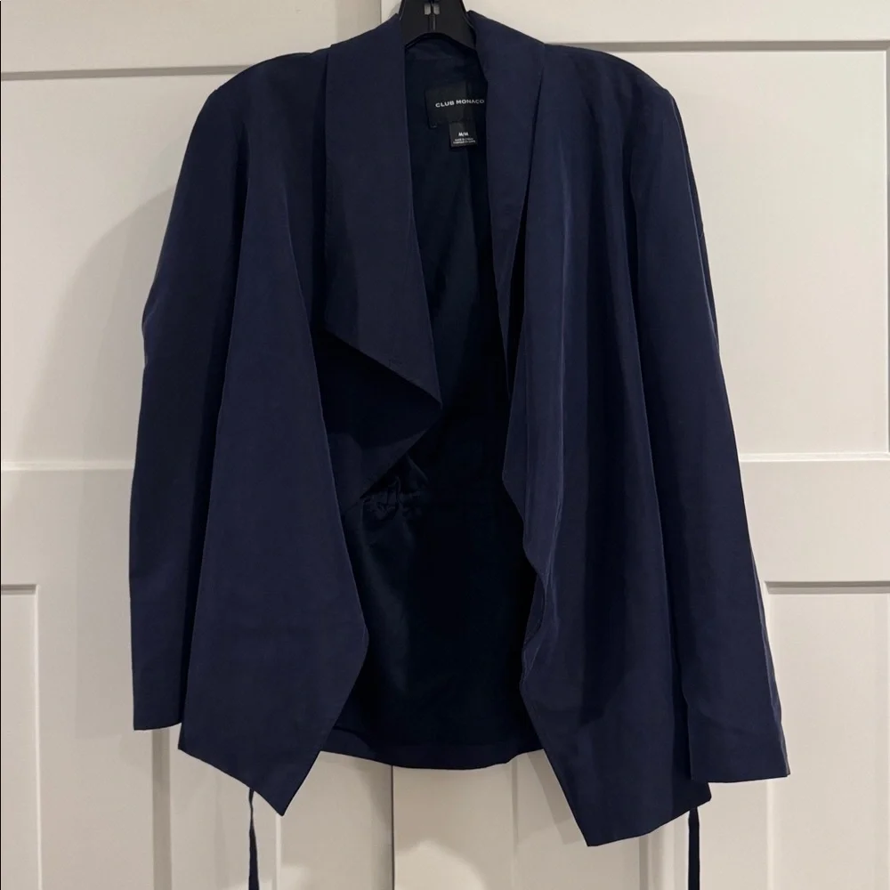 Club Monaco Women's Cadee Jacket, Aviator Navy, Size Medium