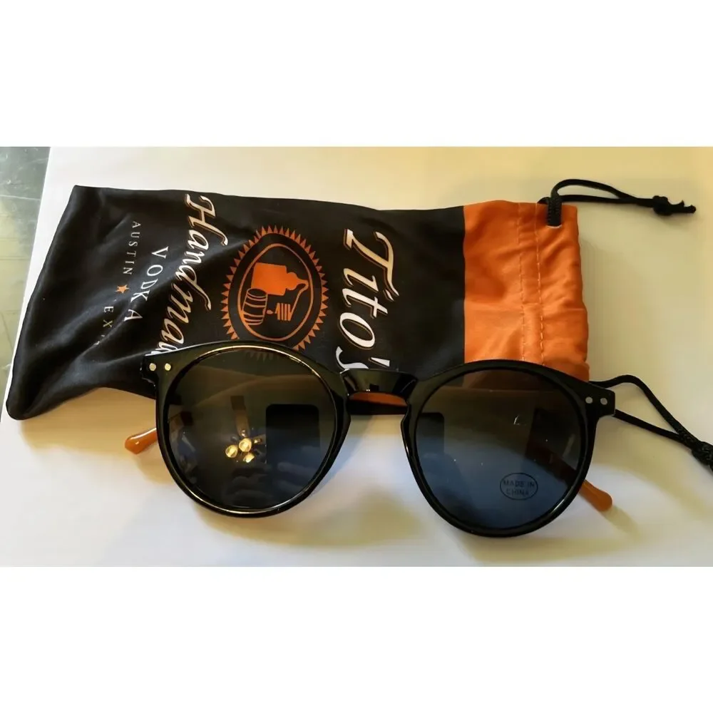 TITO’s Handmade Vodka Orange + Black Sunglasses UV Protection