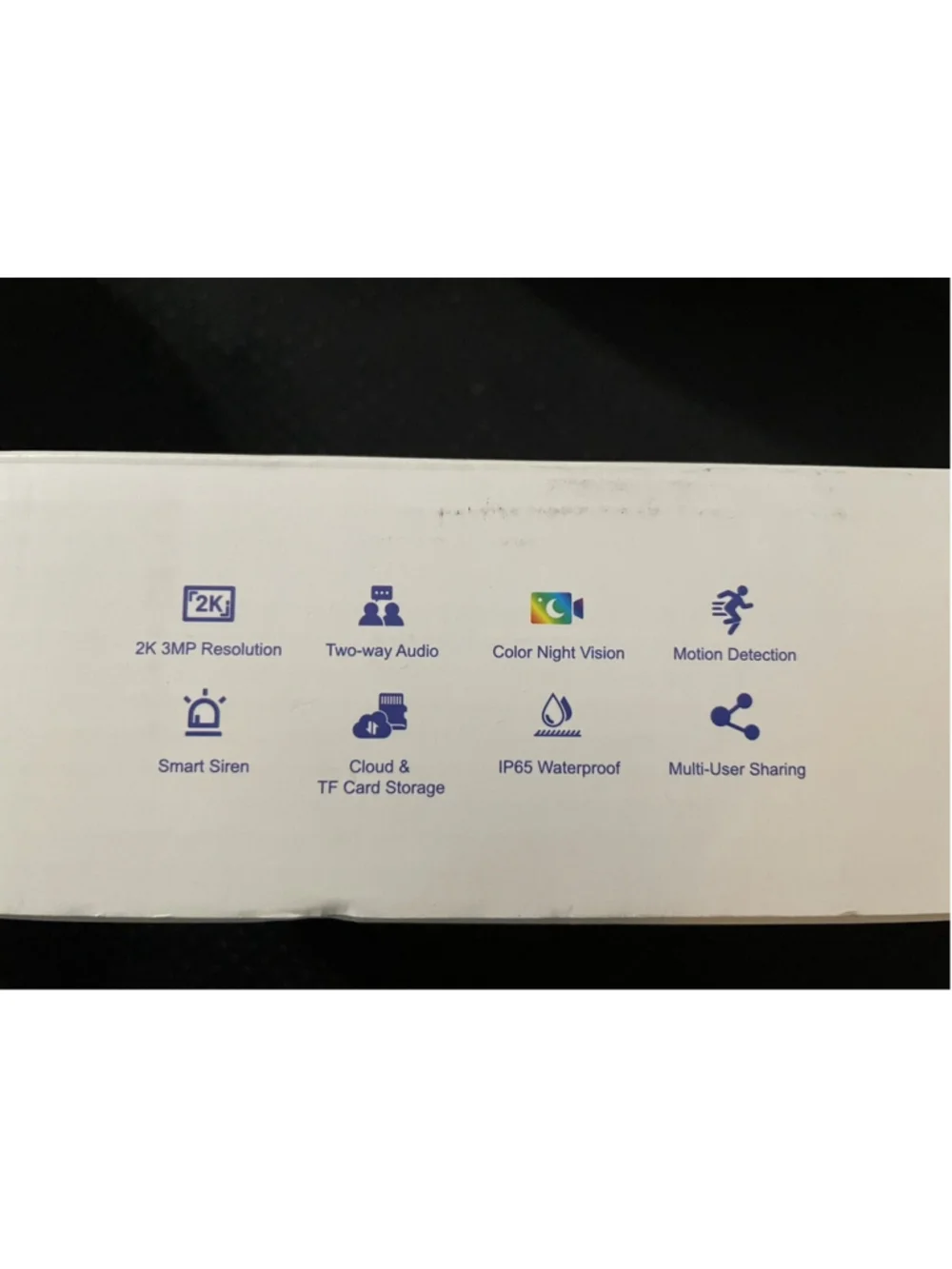 AOQEE C1 2K Indoor/Outdoor WiFi Security Camera 2 Pack Smart Siren-Two Way Audio