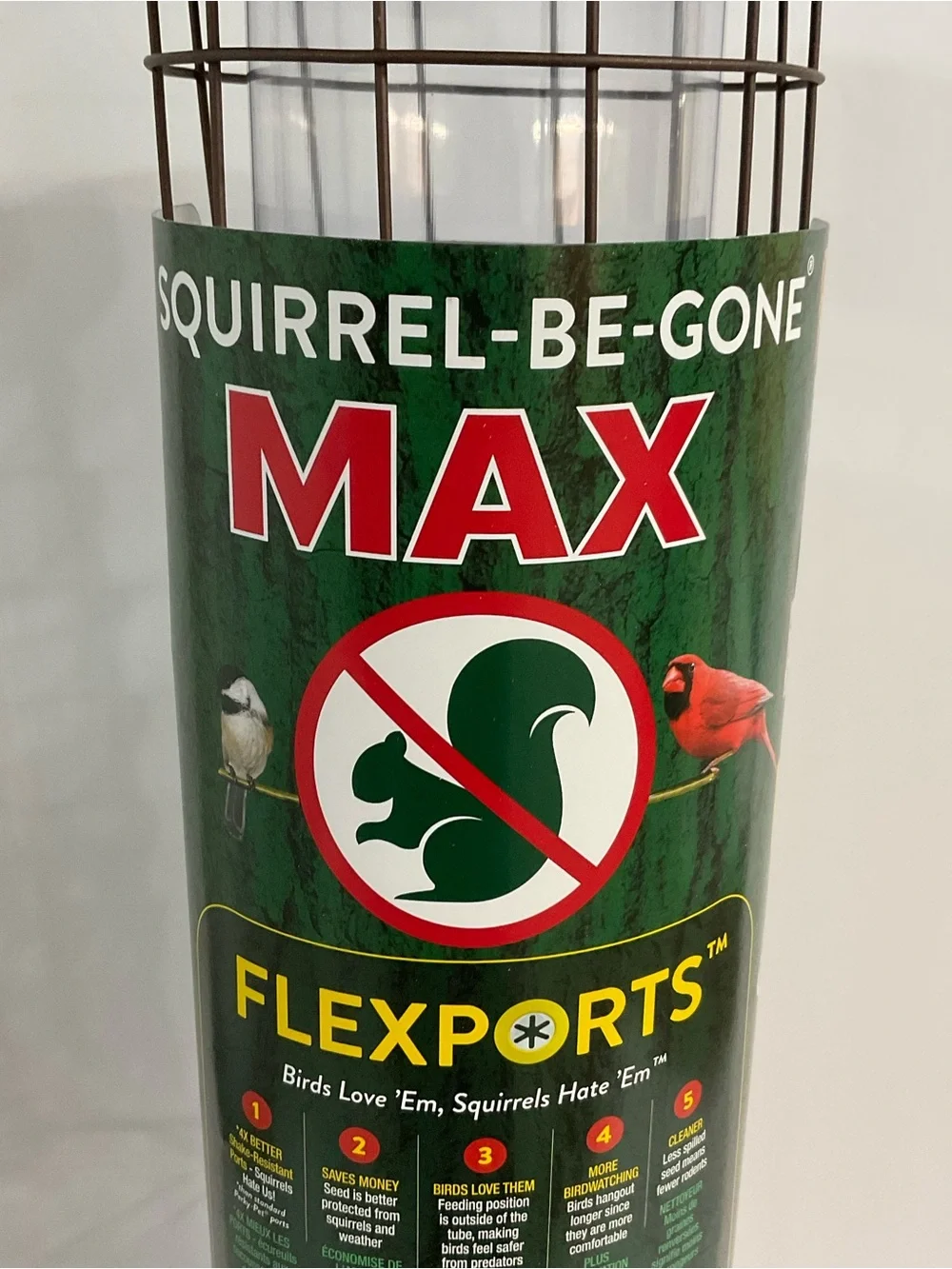 Perky Pet Bird Feeder Squirrel Be Gone Max Seed Feeder