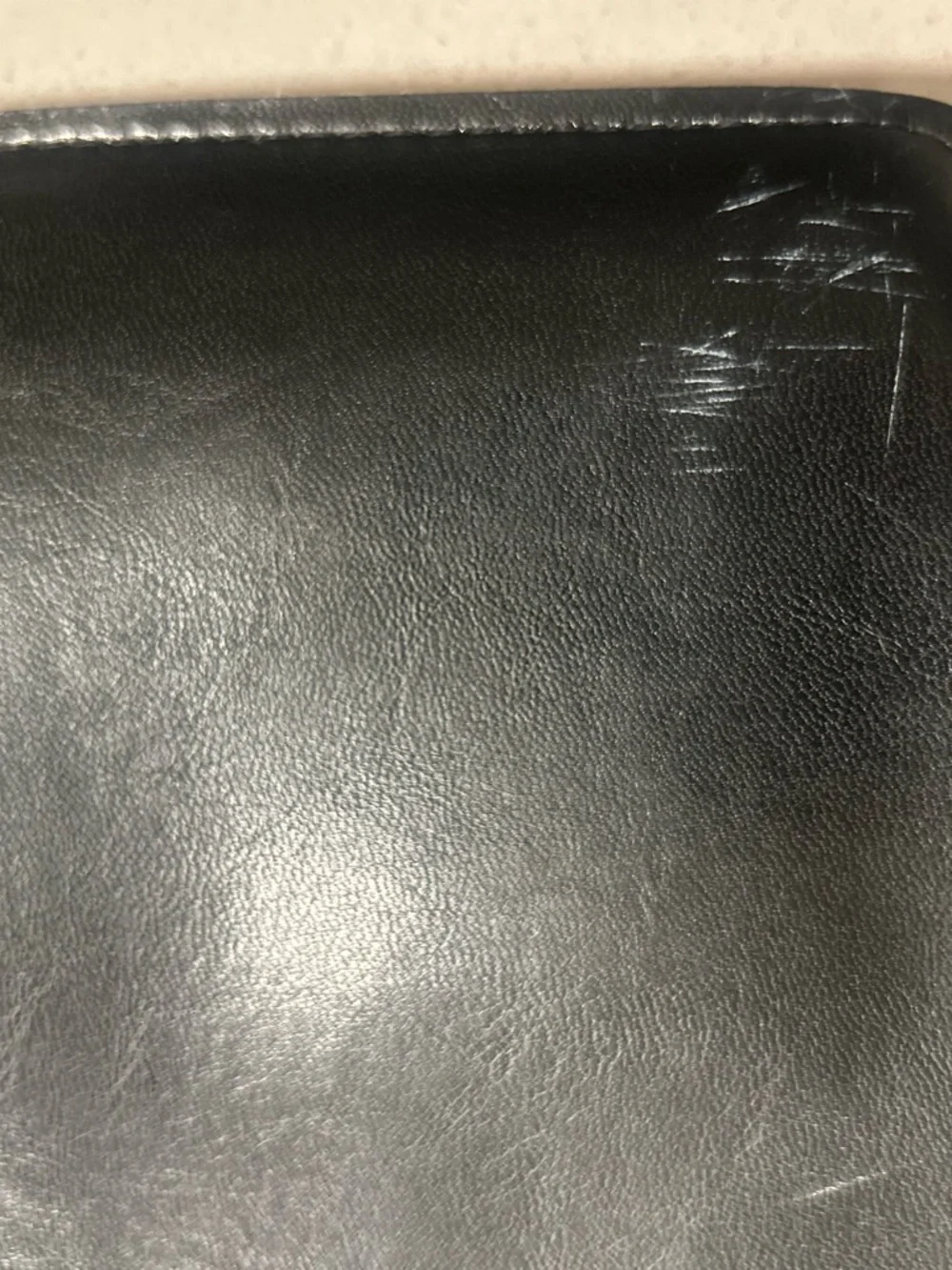 hazel leather zip