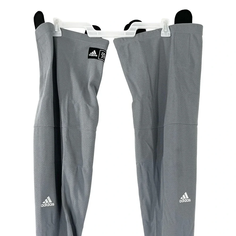 NEW Adidas Pro Stock Men's XXL Hockey Socks‎ Mystic Gray DX0966 NWT