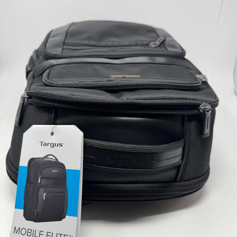 Targus Mobile Elite Checkpoint-Friendly Laptop Backpack Black 15-16in TBB617GL