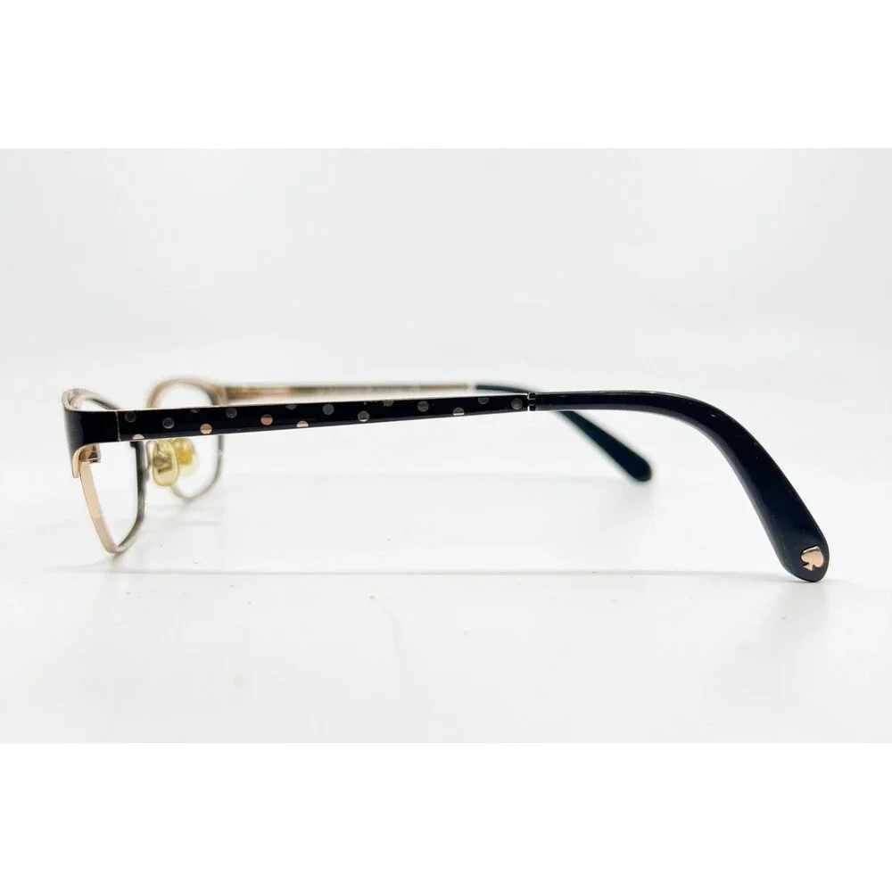 Kate Spade Eyeglasses Womens Black Polka Dot Leticia 0JCM 52-16-135