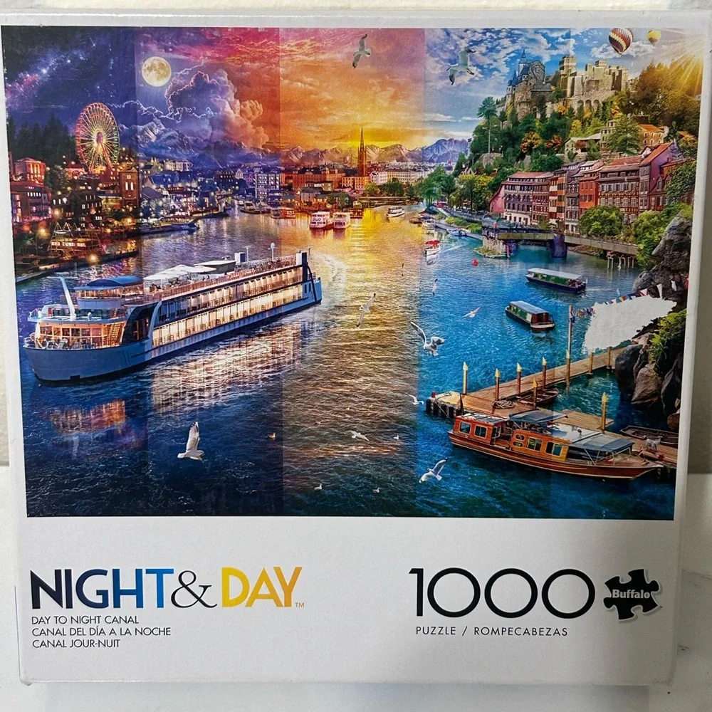 Buffalo Games Night‎ & Day 1000 Piece Puzzle