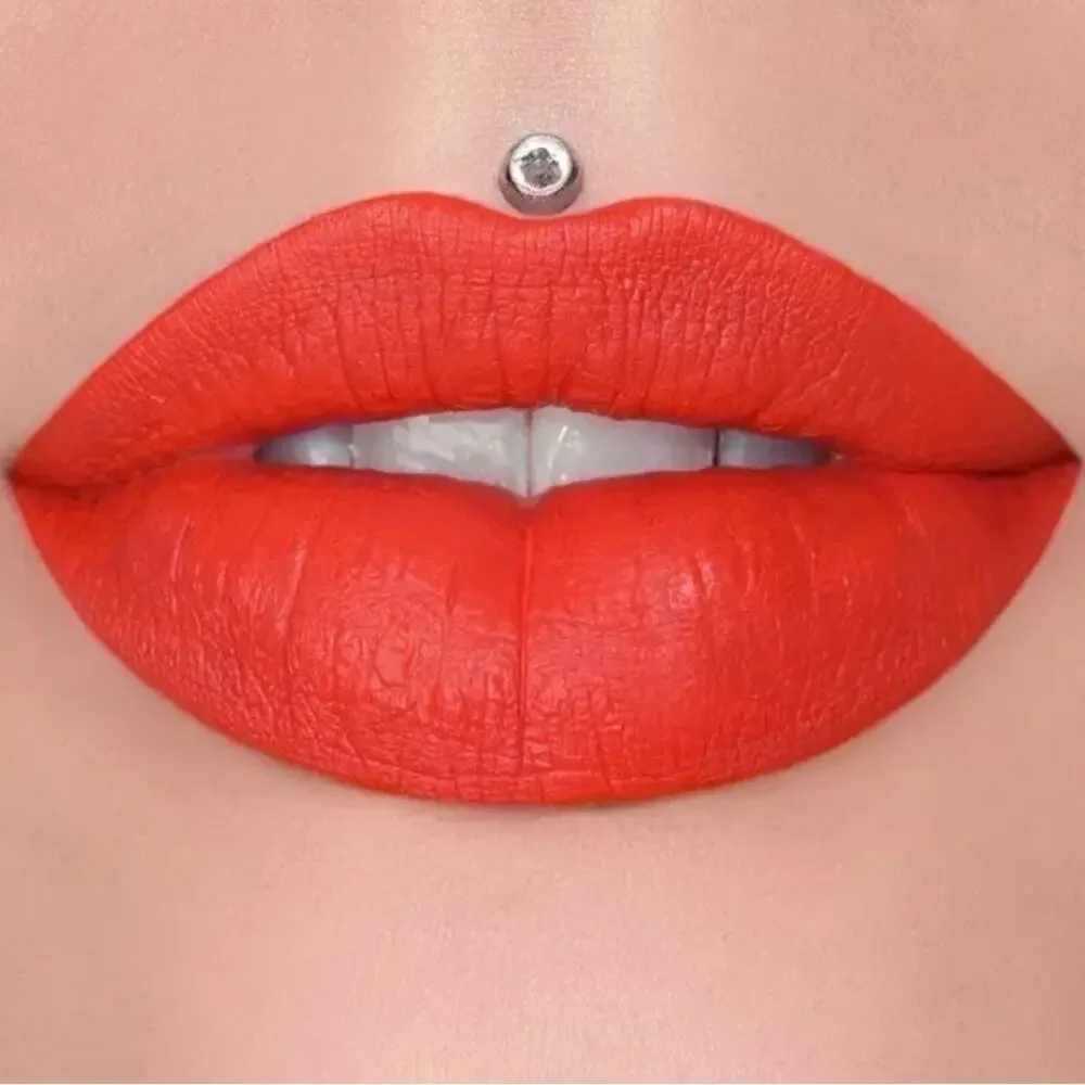 Jeffree Star Cosmetics NIB Velour Liquid Lipstick PRICK Bright Coral Orange Matt