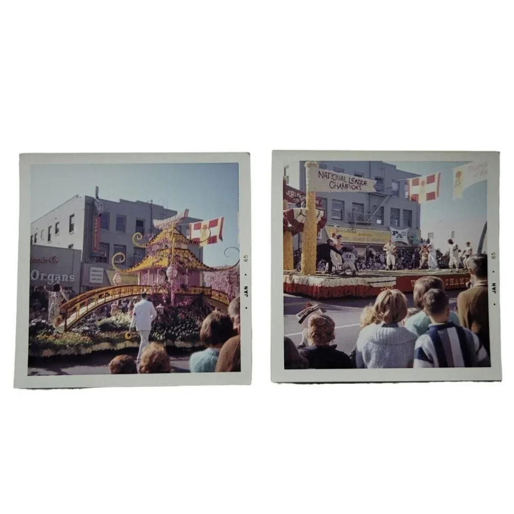 Rosebowl‎ 1965 Parade Photographs Ephemera Tournament of Roses Football Baseball
