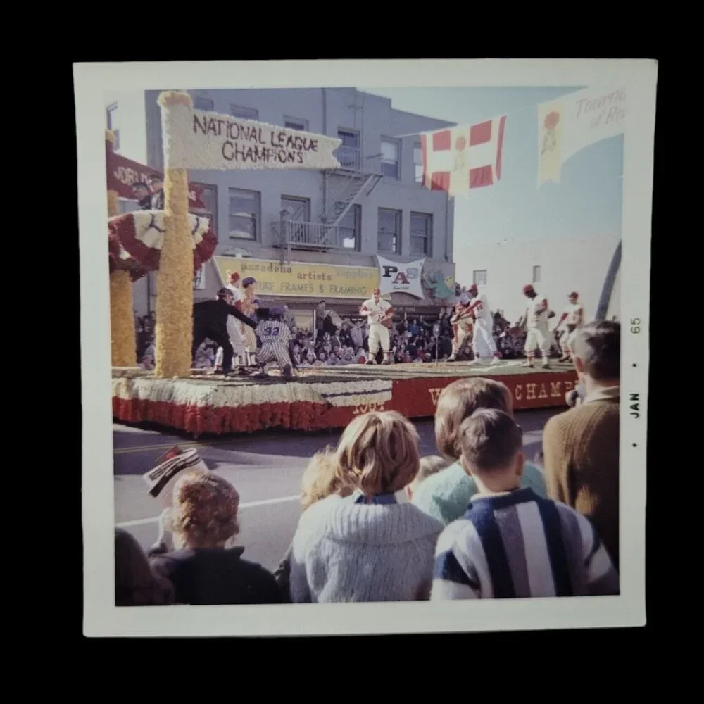 Rosebowl‎ 1965 Parade Photographs Ephemera Tournament of Roses Football Baseball