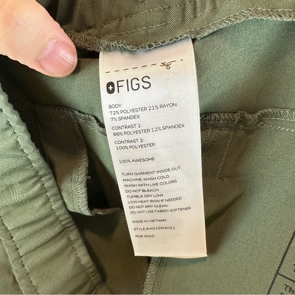 Figs rise jogger pockets