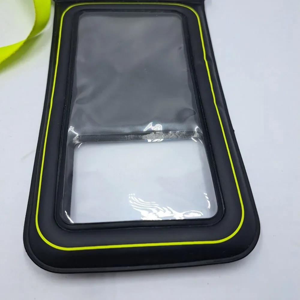 Pelican Marine Waterproof Phone Pouch Floating Case IP68 Neon Yellow Lanyard