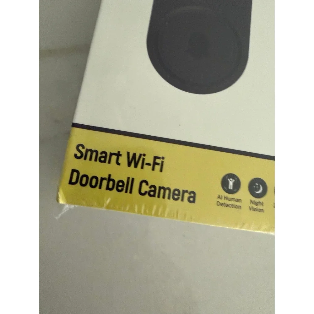 New 1080P Wireless Video Doorbell – Motion Detection & Night Vision - Black