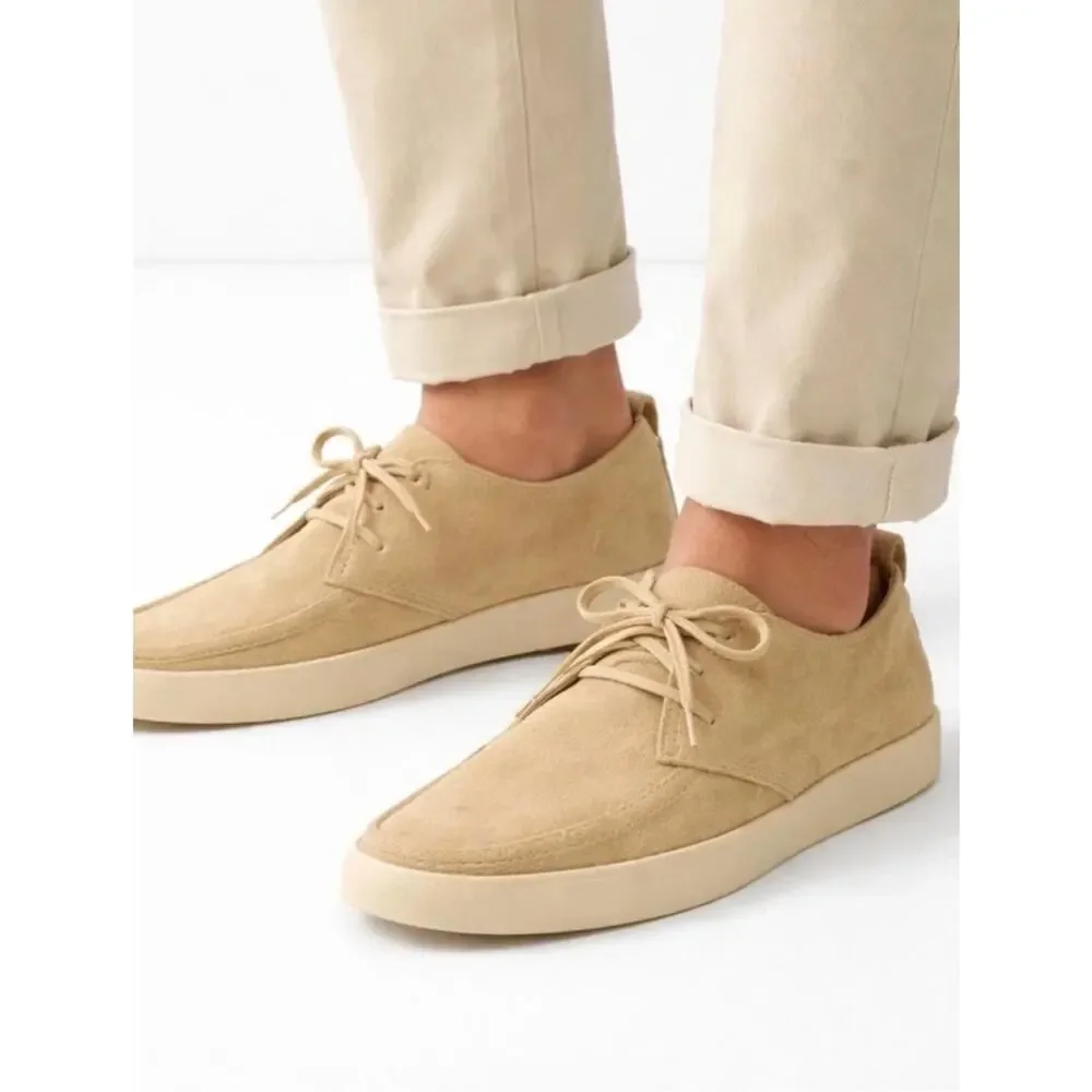 Everlane Desert Chukka Sneaker Boot Pebble Suede Leather Casual Sand NIB 8.5