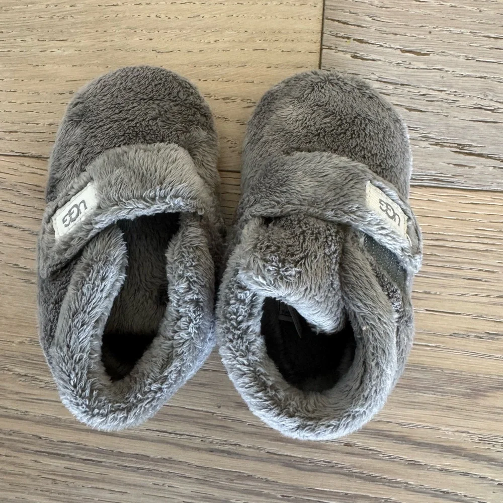 UGG plush booties