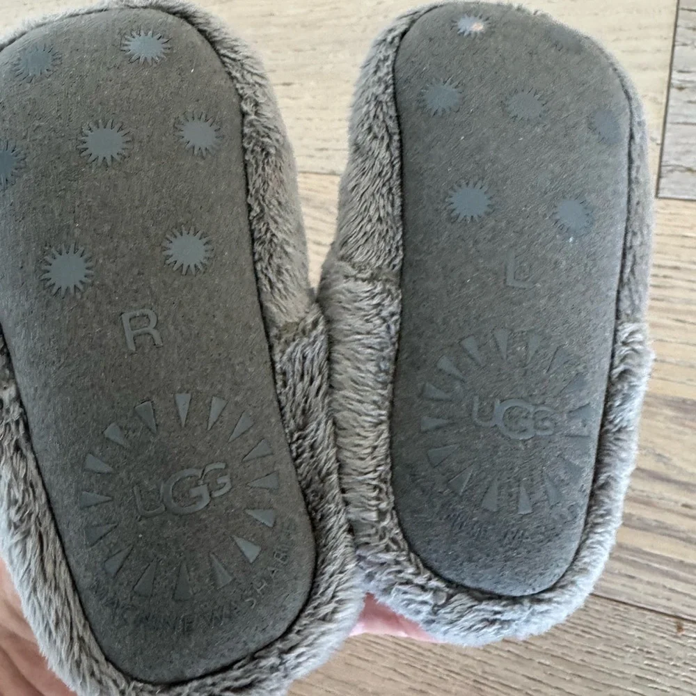 UGG plush booties