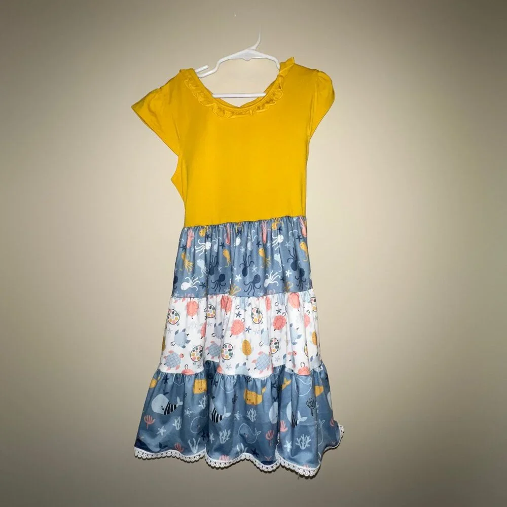 NWOT Chris N Missy Sea Beach Turtle Dress