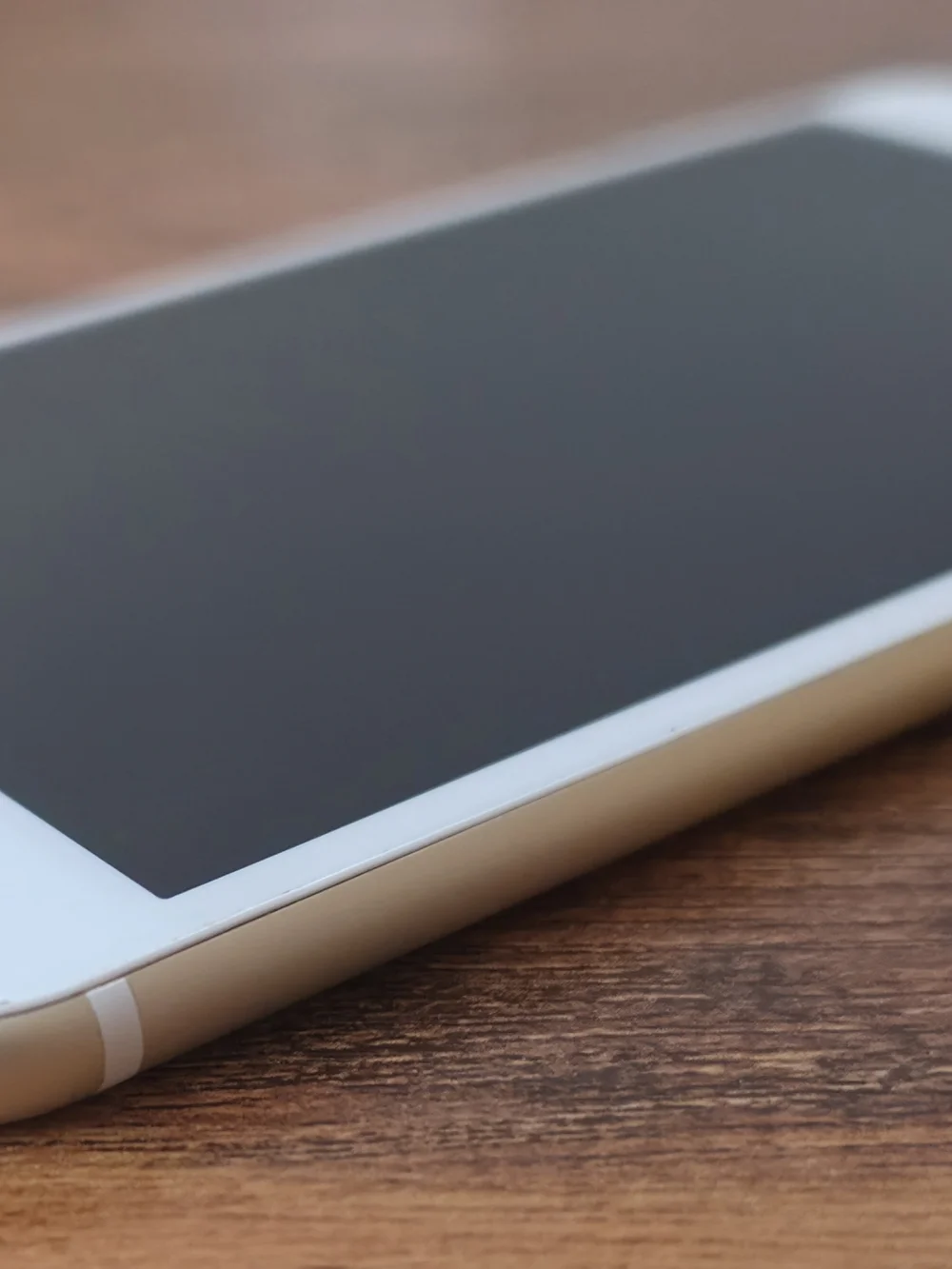 Apple iPhone White Front Gold Frame
