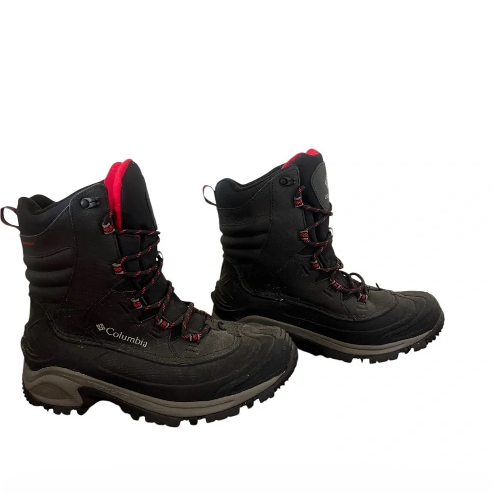 Columbia Bugaboot III Men's Black and Red Snow Boots