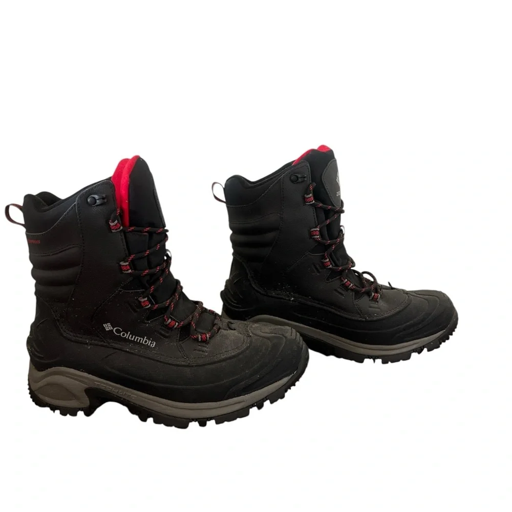 Columbia Bugaboot III Men's Black and Red Snow Boots