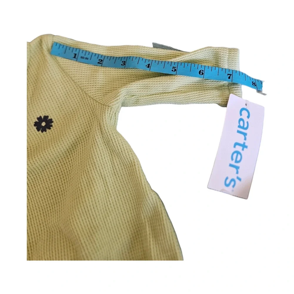 Carter's 3m Green Long Sleeve Hooded Pullover Jacket