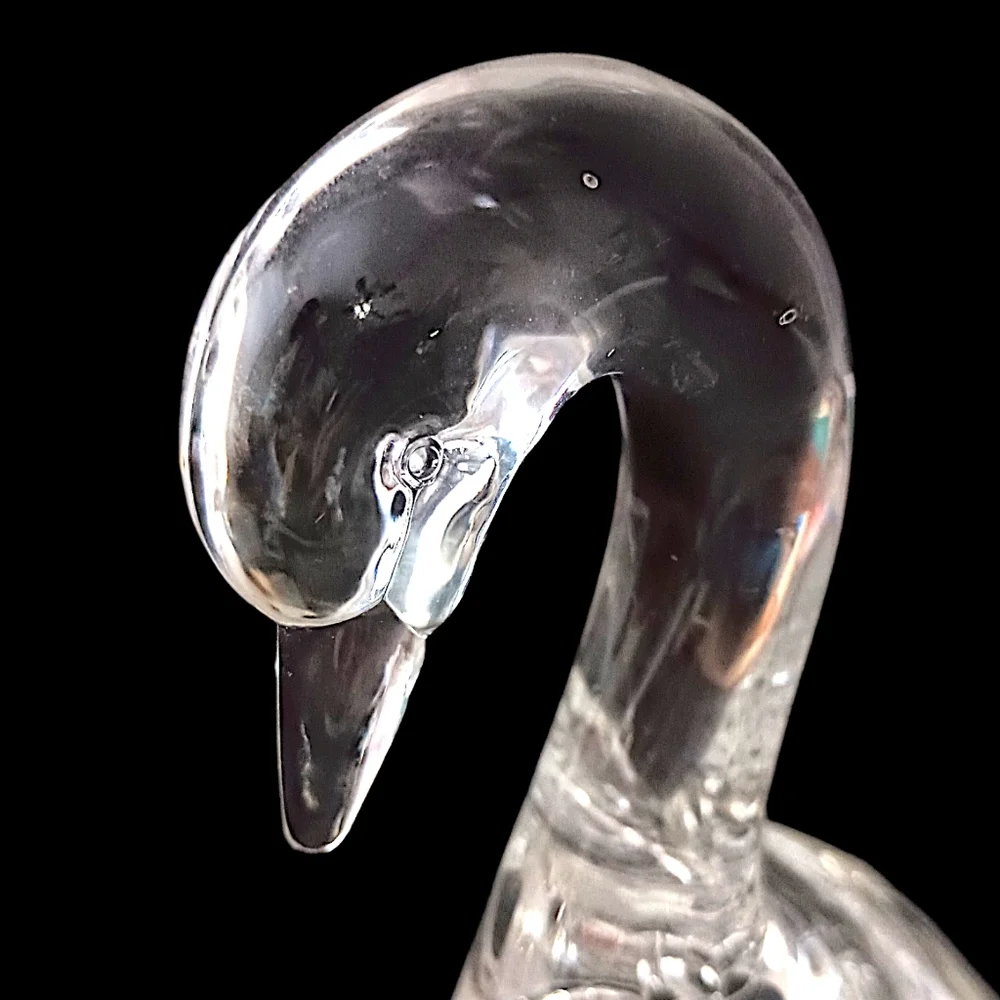 Vintage lucite swan