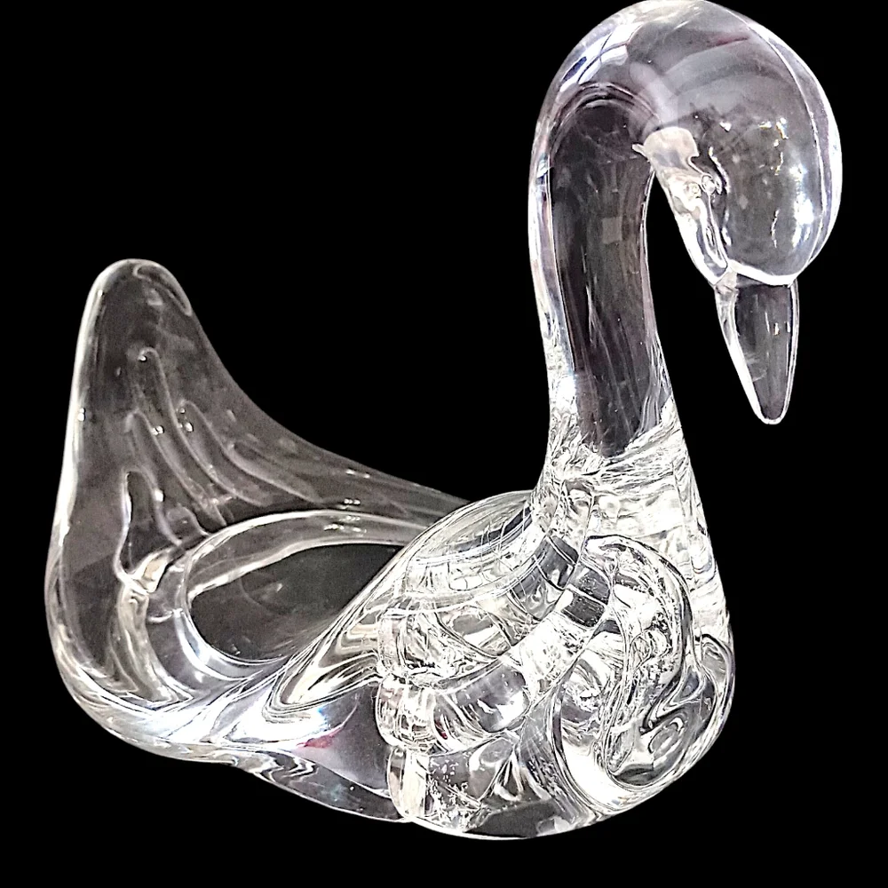 Vintage lucite swan