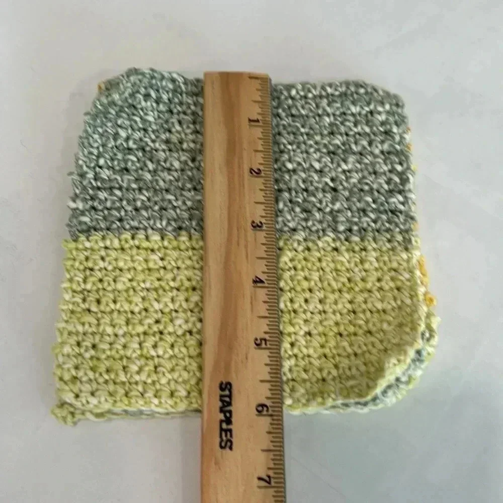 Handmade washable dishcloth