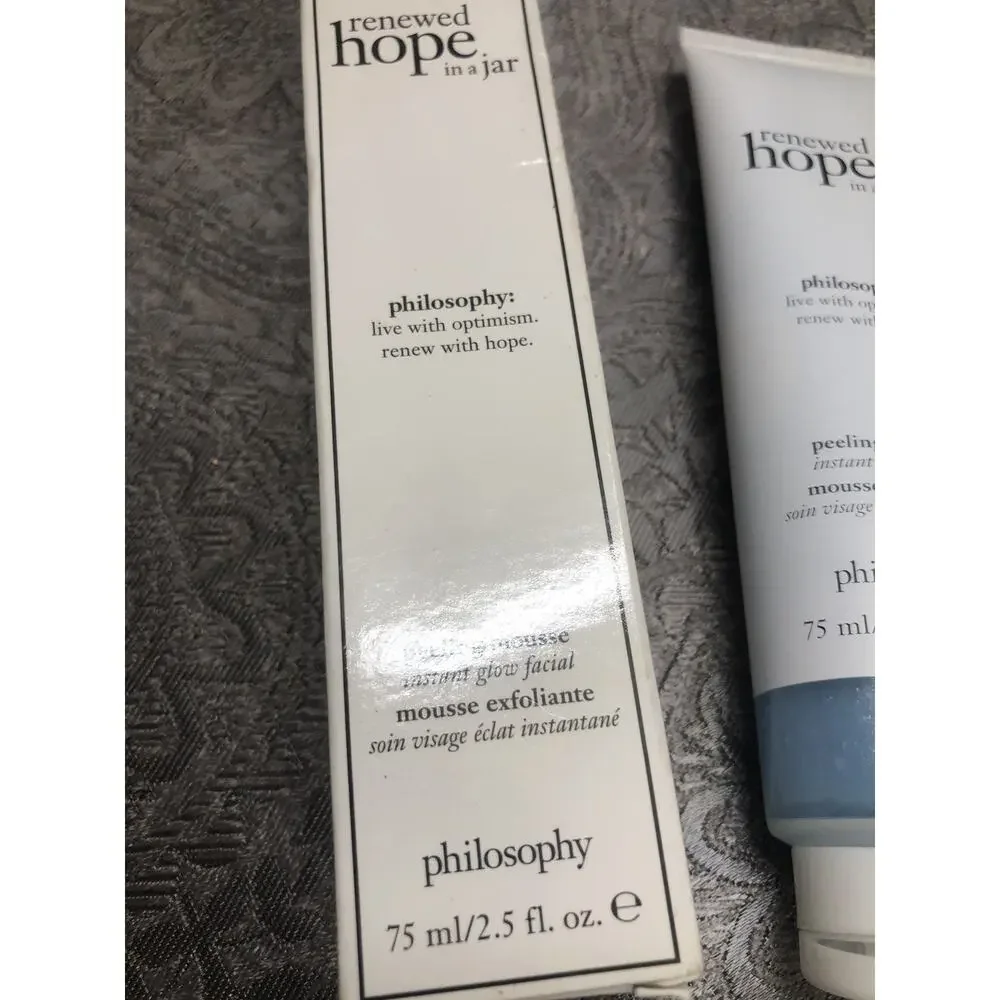 Philosophy Renewed Hope In A Jar instant glow facial Peeling Mousse - 2.5 Oz.