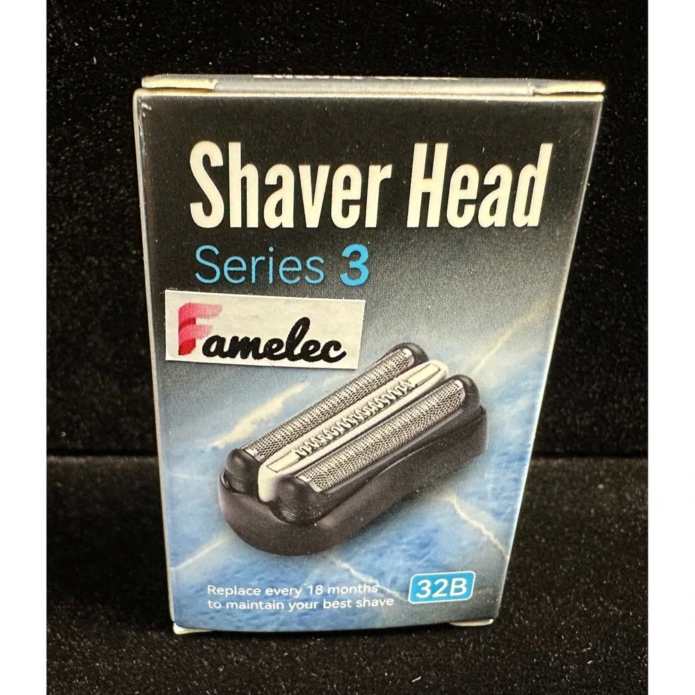 Series 3 Shaver Head Replacement Foil and Cutter Cassette 32B Black