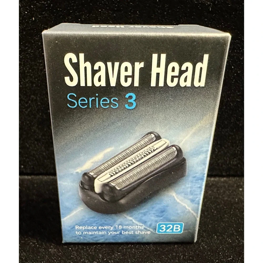 Series 3 Shaver Head Replacement Foil and Cutter Cassette 32B Black