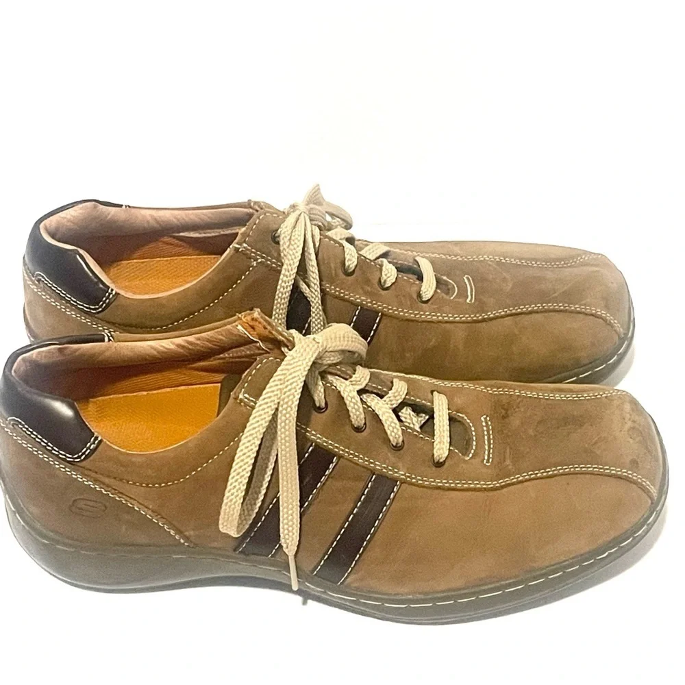 Men's Brown Leather Sneakers