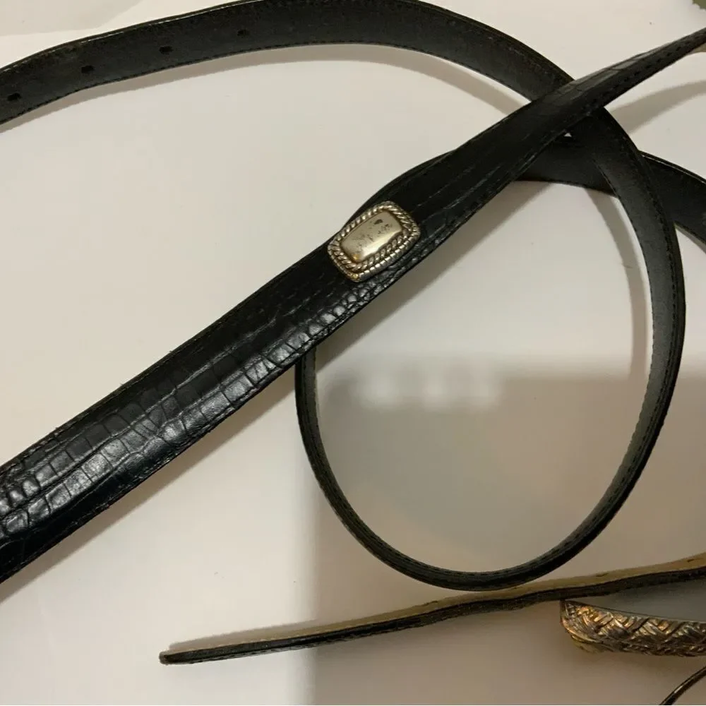 Set of 2 Brighton Belts one Medium and one M/L