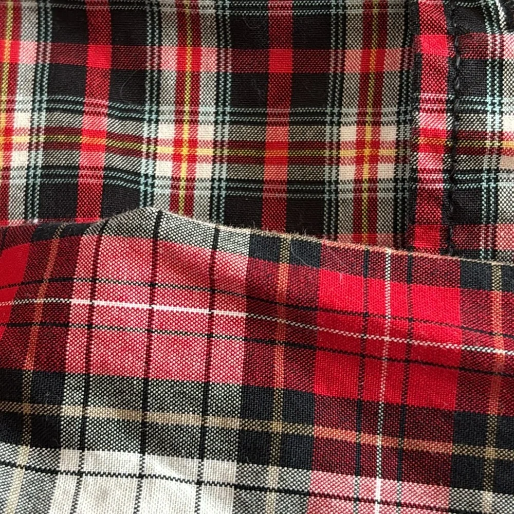 Carter’s 18M Long Sleeve Button Down Shirt Bodysuit snap bottom 18M Christmas