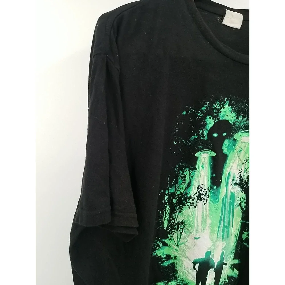 The X Files Aliens TV Show Black Graphic T Shirt Sz Large Lootcrate Short Sleeve