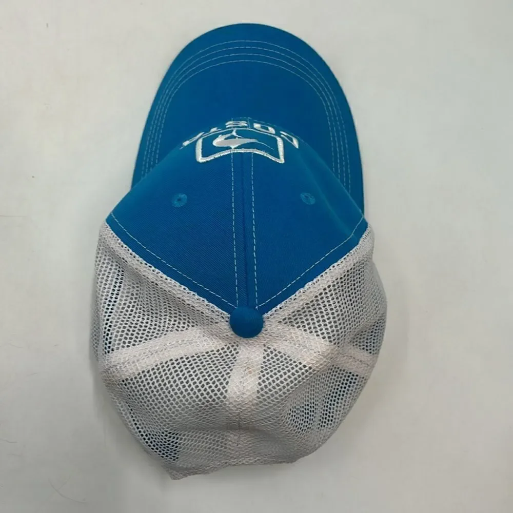 Costa blue white mesh back men hat