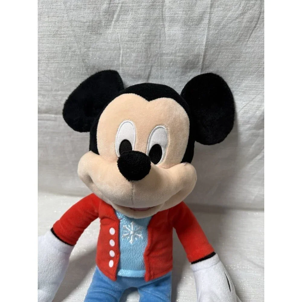 Disney Mickey Mouse Plush Winter Holiday 21” Snowflake - 2017 Collection