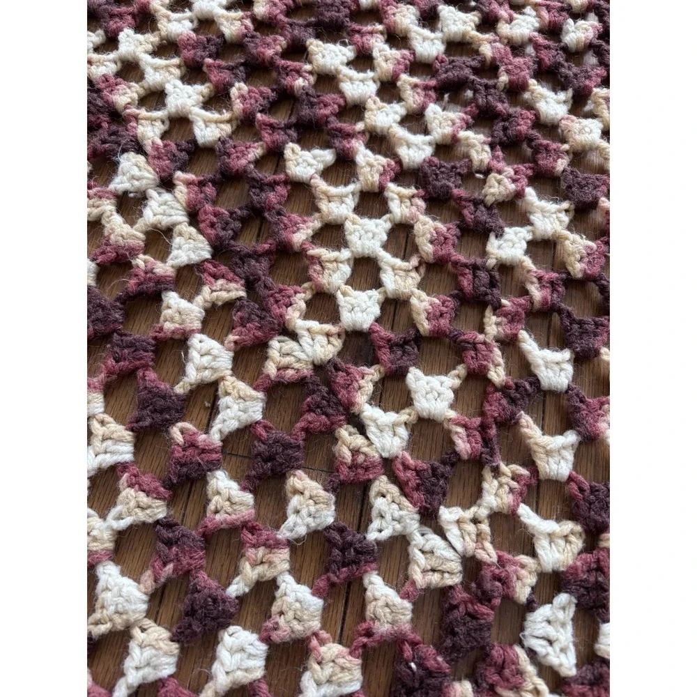 Handmade knitted 3643 afghan