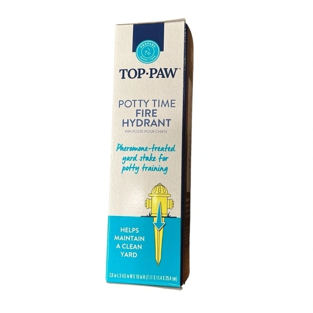 Top Paw Potty Time SCENTED Fire Hydrant Potty Training Aid (Pheromone Treated)